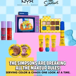 NYX Professional Makeup Simpsons Mania Eyeshadow Palette luomiväripaletti