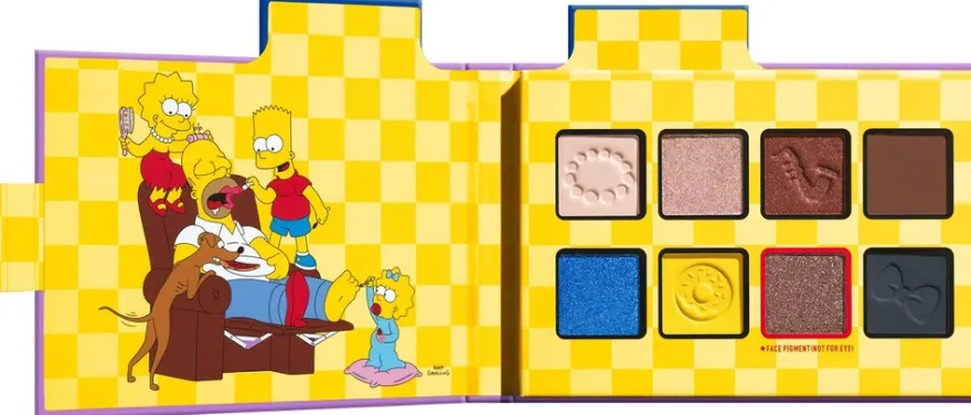 NYX Professional Makeup Simpsons Mania Eyeshadow Palette luomiväripaletti