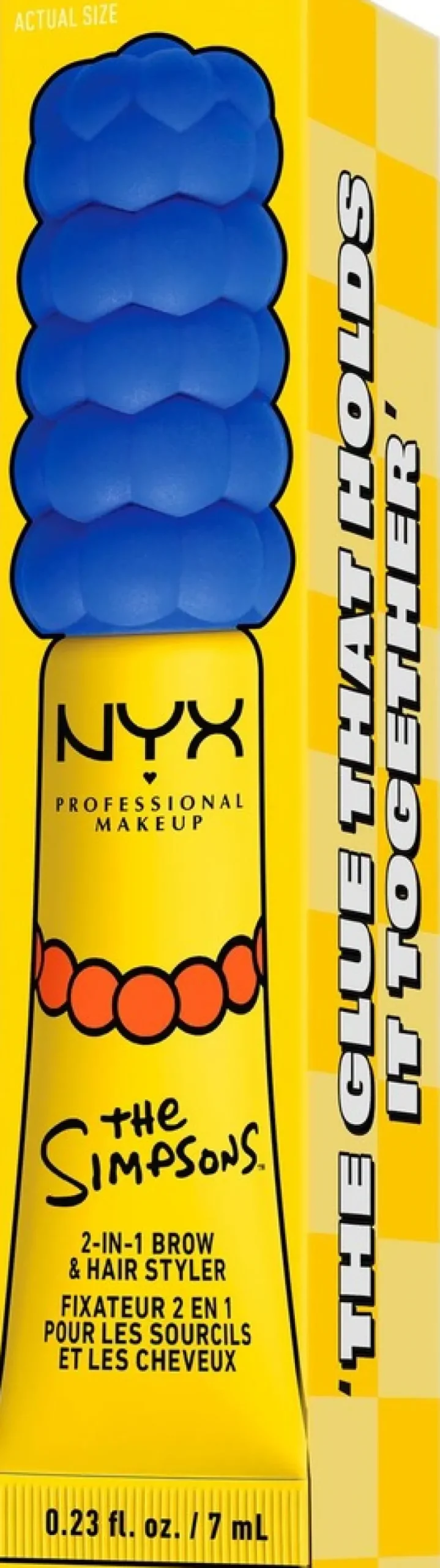 NYX Professional Makeup Simpsons Marges Mega Glue Trasnparent kulmageeli 7 ml