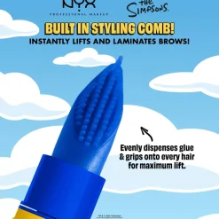 NYX Professional Makeup Simpsons Marges Mega Glue Trasnparent kulmageeli 7 ml