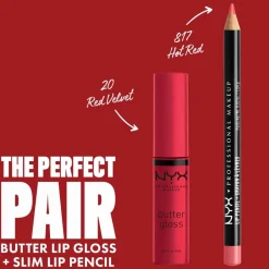 NYX Professional Makeup Slim Lip Pencil huultenrajauskynä 1 g