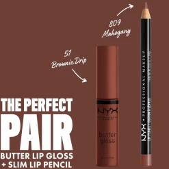 NYX Professional Makeup Slim Lip Pencil huultenrajauskynä 1 g