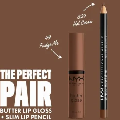 NYX Professional Makeup Slim Lip Pencil huultenrajauskynä 1 g