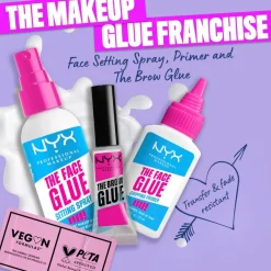 NYX Professional Makeup The Face Glue Setting Spray meikinkiinnityssuihke 60 ml