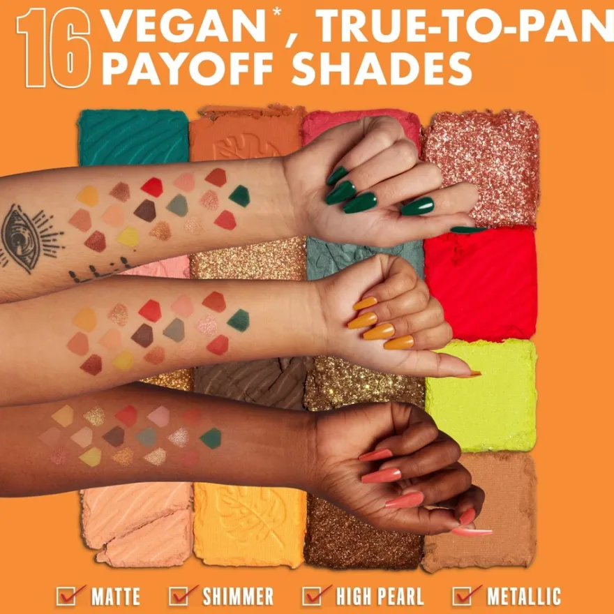 NYX Professional Makeup Ultimate Shadow Palette -luomiväripaletti 02W Paradise Shock 13,28 g