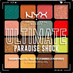 NYX Professional Makeup Ultimate Shadow Palette -luomiväripaletti 02W Paradise Shock 13,28 g