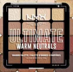 NYX Professional Makeup Ultimate Shadow Palette -luomiväripaletti 05W Warm Neutrals 13,28 g
