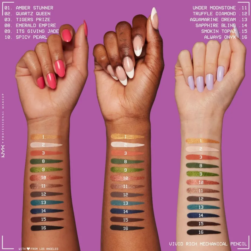 NYX Professional Makeup Vivid Rich Mechanical Liner silmänrajauskynä 0,28 g