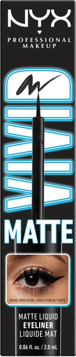 NYX Professional Makeup Vivid Matte Liquid Liner silmänrajauskynä 2 ml