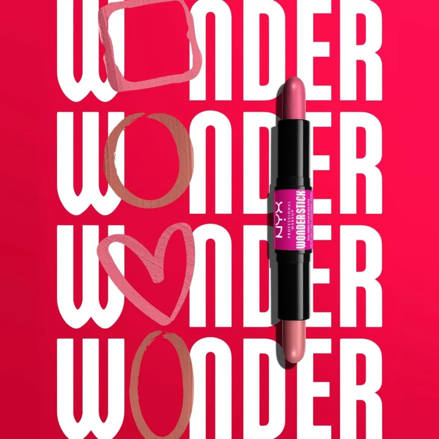 NYX Professional Makeup Wonder Stick Dual-Ended Cream Blush Stick poskipuna 4 g