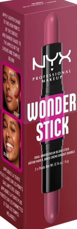 NYX Professional Makeup Wonder Stick Dual-Ended Cream Blush Stick poskipuna 4 g