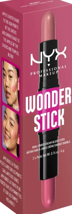 NYX Professional Makeup Wonder Stick Dual-Ended Cream Blush Stick poskipuna 4 g