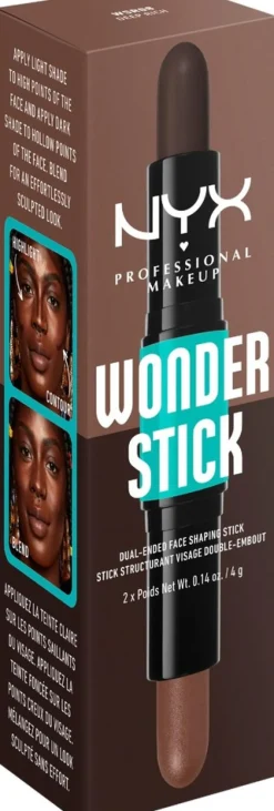 NYX Professional Makeup Wonder Stick Dual-Ended Face Shaping Stick korostuskynä 4 g