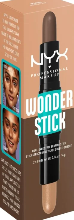 NYX Professional Makeup Wonder Stick Dual-Ended Face Shaping Stick korostuskynä 4 g