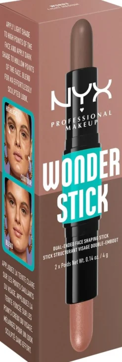 NYX Professional Makeup Wonder Stick Dual-Ended Face Shaping Stick korostuskynä 4 g
