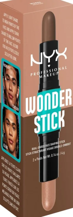 NYX Professional Makeup Wonder Stick Dual-Ended Face Shaping Stick korostuskynä 4 g