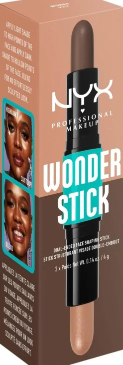 NYX Professional Makeup Wonder Stick Dual-Ended Face Shaping Stick korostuskynä 4 g