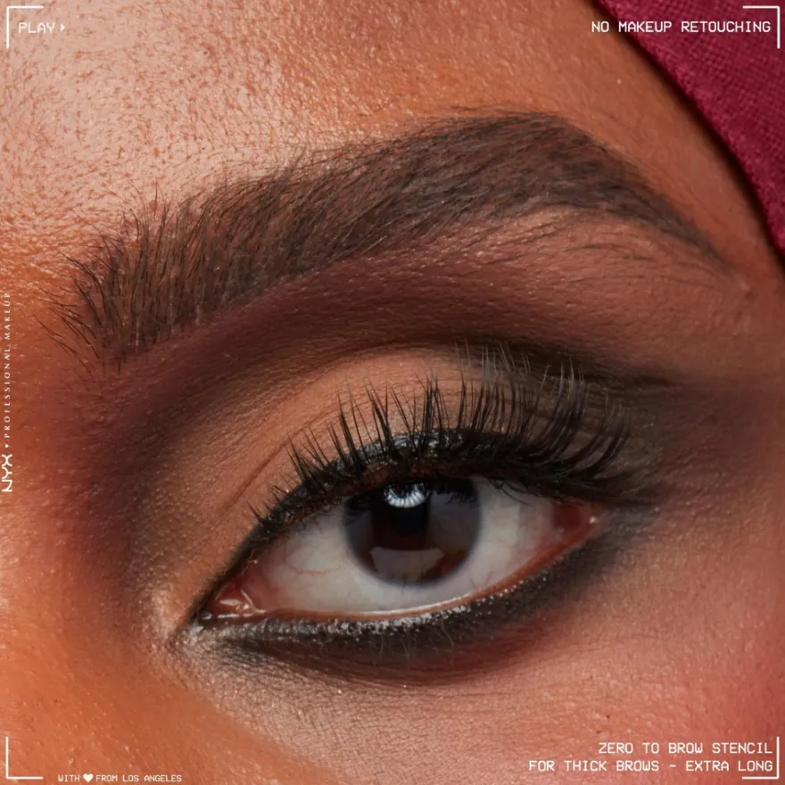 NYX Professional Makeup Zero To Brow -kulmasapluuna 02 For Thick Brows