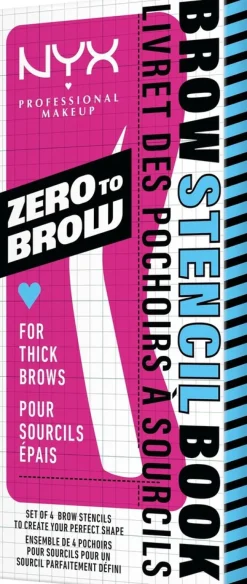 NYX Professional Makeup Zero To Brow -kulmasapluuna 02 For Thick Brows