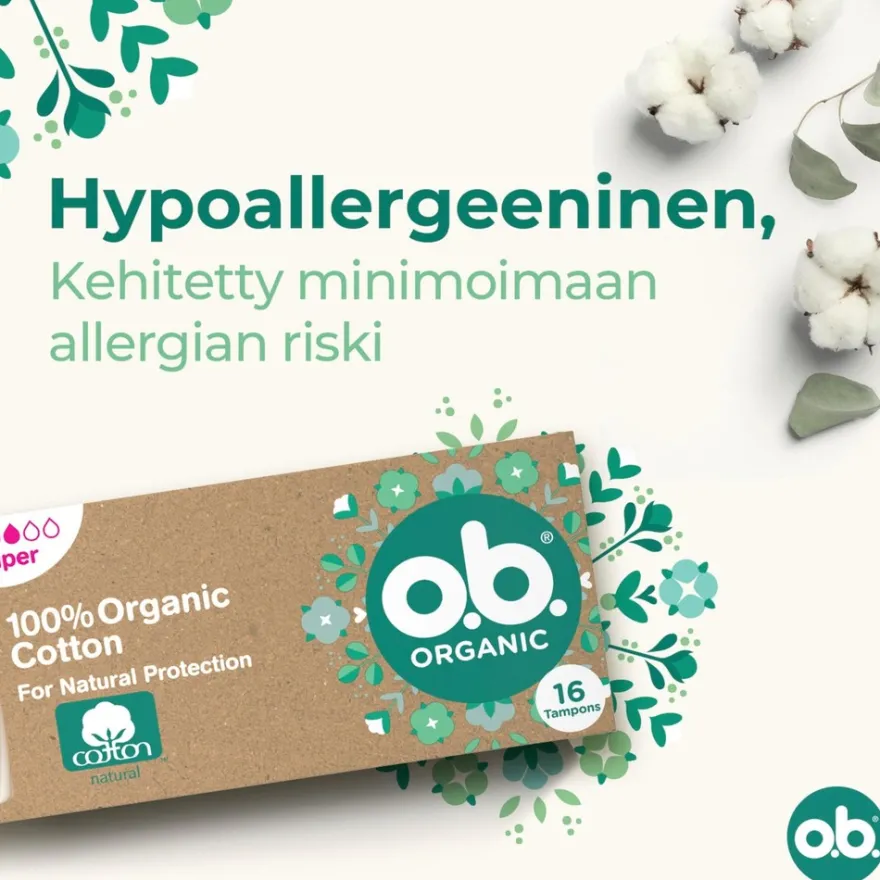 o.b.® Organic Super 16 kpl