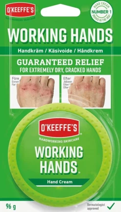 O'Keeffe's 96g Käsivoide Purkki