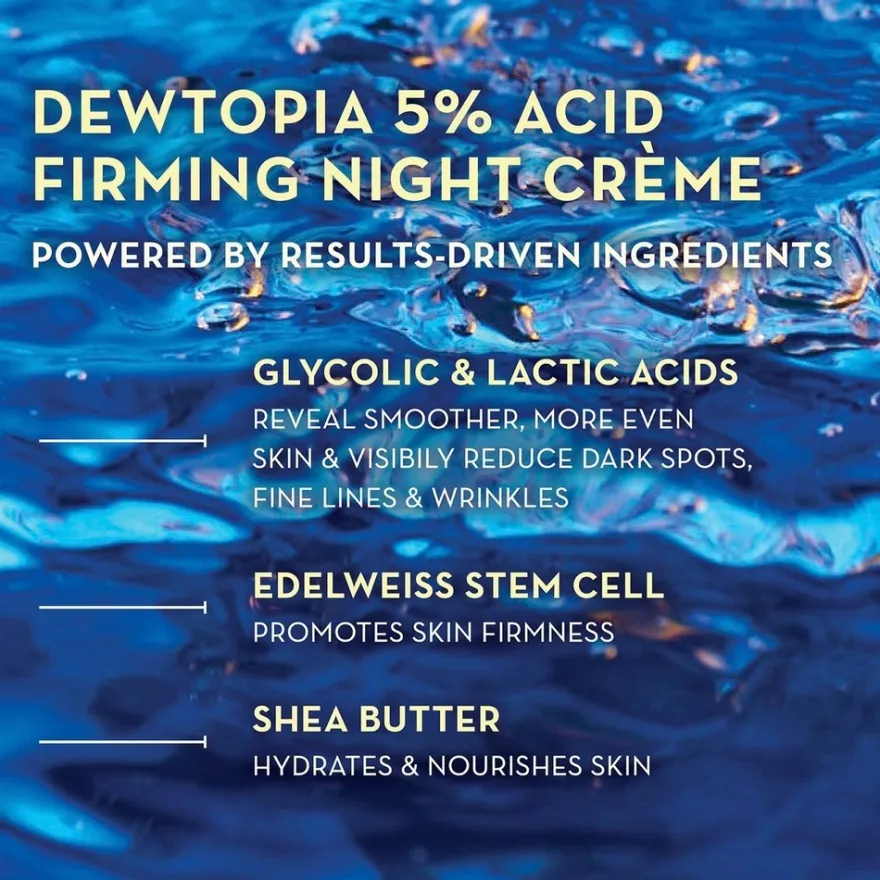 OleHenriksen Transform Dewtopia 5% Night Cream yövoide 50 ml
