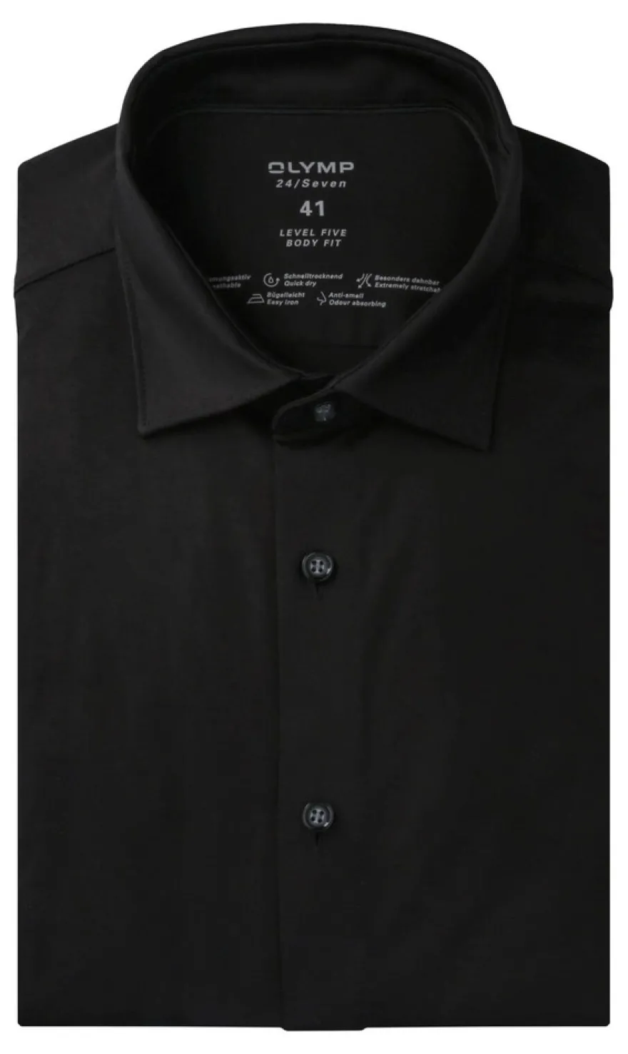 Olymp Level Five Body fit Jersey kauluspaita