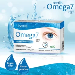 Omega7 Eye Kaksoistyrniöljy-, samettikukkauutekapseli 60 kaps