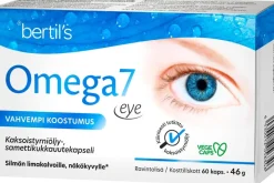 Omega7 Eye Kaksoistyrniöljy-, samettikukkauutekapseli 60 kaps