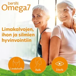Omega7 kaksoistyrniöljy ravintolisä 150 kaps.