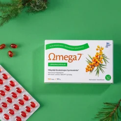 Omega7 SBA24® Kaksoistyrniöljy Limakalvoille 150 kaps