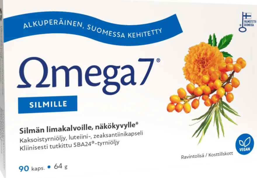 Omega7 SBA24® + luteiini silmille 90 kaps