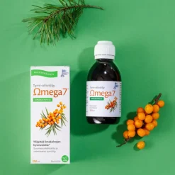 Omega7 SBA24® Tyrni-oliiviöljy Limakalvoille 150 ml