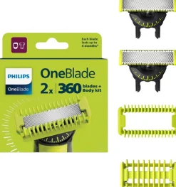 OneBlade vaihtoterät 360 F&B QP624/50