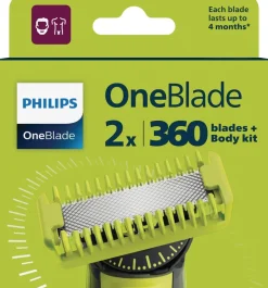 OneBlade vaihtoterät 360 F&B QP624/50