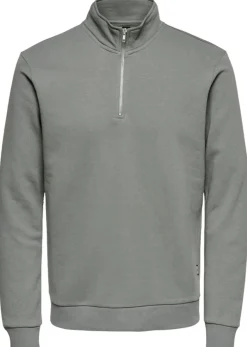 ONLY & SONS miesten collegepusero Onsceres half zip 22019055