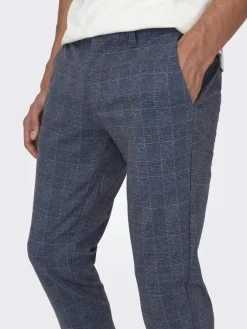 Only & Sons Onsmark slim check housut