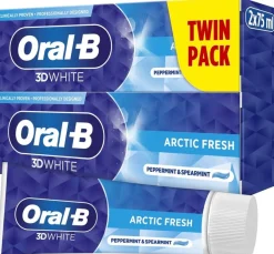 Oral-B 3D White Artic Fresh 2x75ml hammastahna