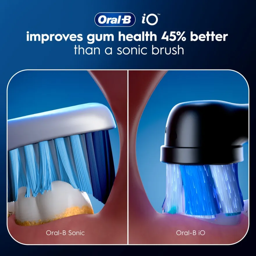 Oral-B iO9 Black Onyx sähköhammasharja + lisävaihtoharja