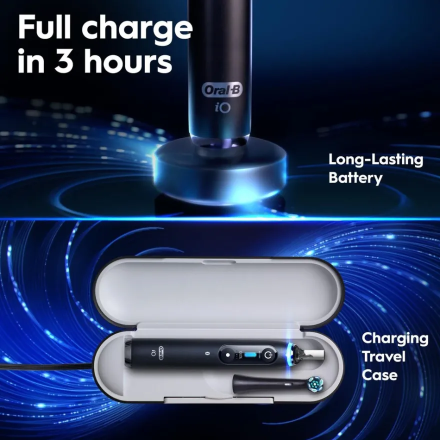 Oral-B iO9 Black Onyx sähköhammasharja + lisävaihtoharja