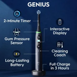 Oral-B iO9 Black Onyx sähköhammasharja + lisävaihtoharja