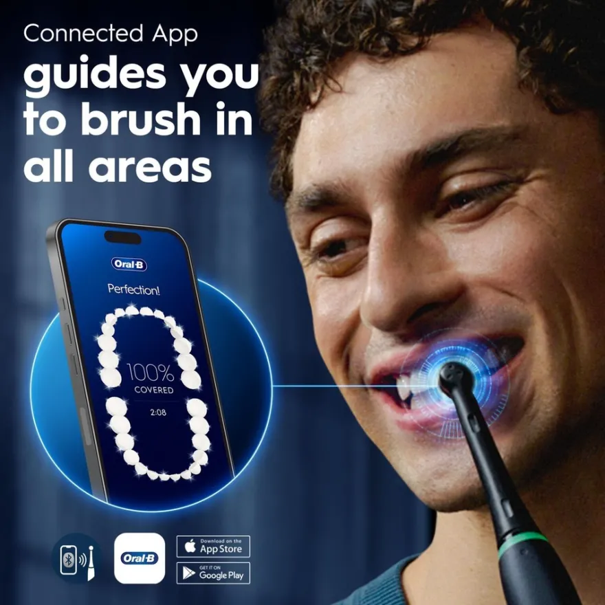 Oral-B iO9 Black Onyx sähköhammasharja + lisävaihtoharja