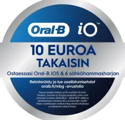 Oral-B iO5 Blush Pink sähköhammasharja +Travel Case+Refill Holder