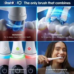 Oral-B iO6 Series Pink Sand Sensitive sähköhammasharja + lisävaihtoharja