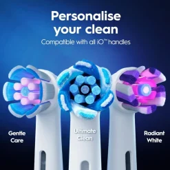 Oral-B iO6 White sähköhammasharja + matkakotelo + hammasharjateline + lisävaihtoharja