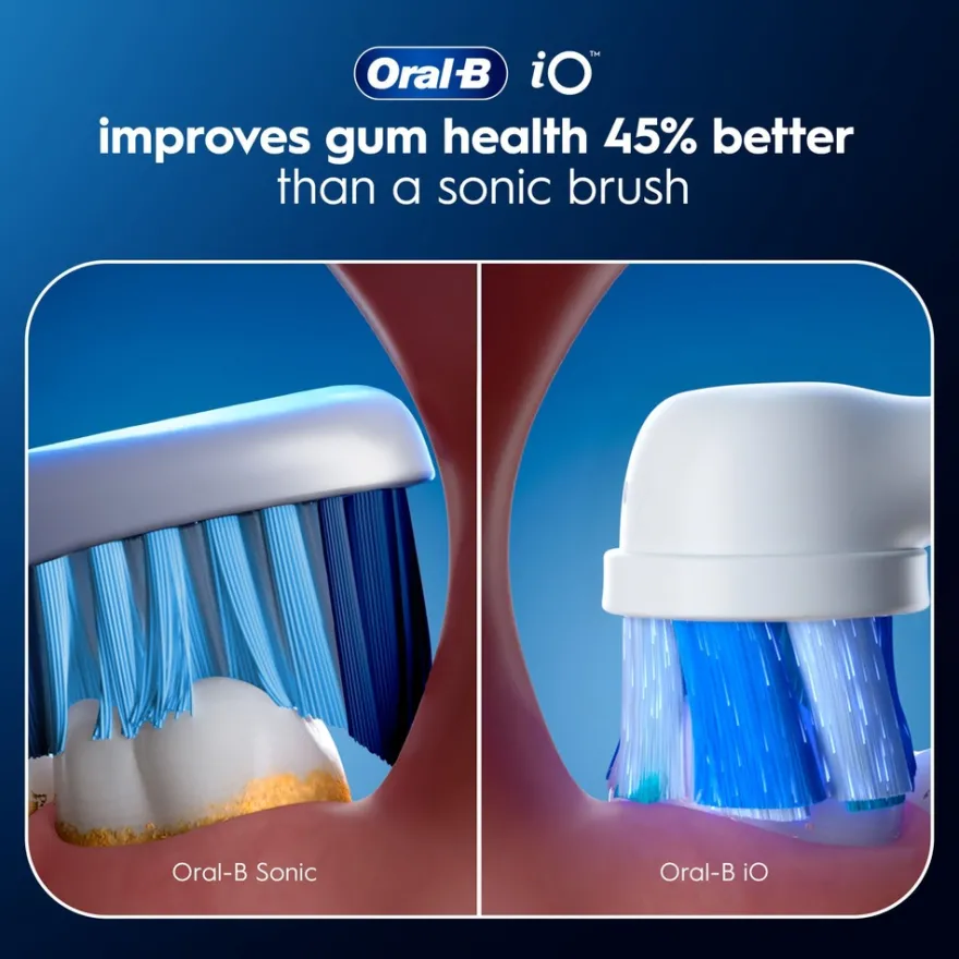 Oral-B iO6 White sähköhammasharja + matkakotelo + hammasharjateline + lisävaihtoharja