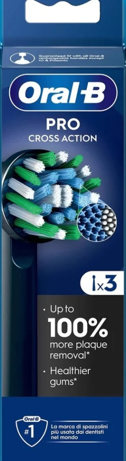 Oral-B PRO Cross Action Black 3kpl vaihtoharja