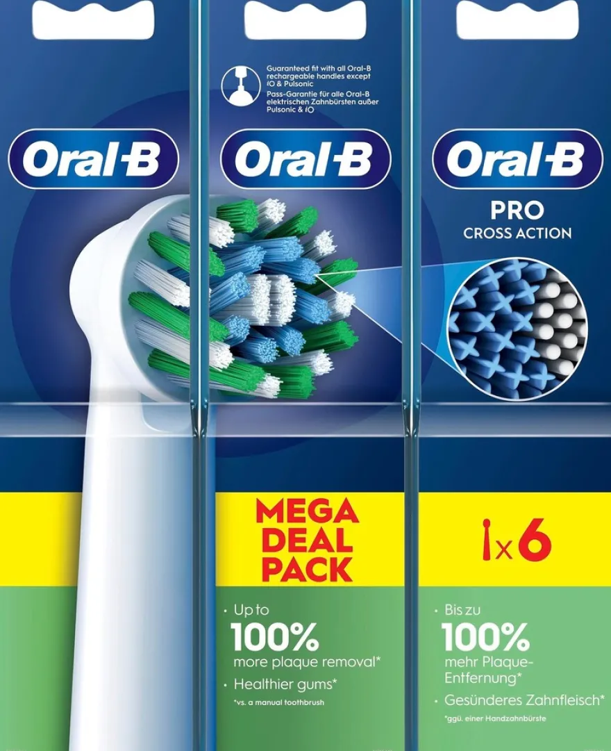 Oral-B PRO Cross Action 2+2+2kpl vaihtoharja