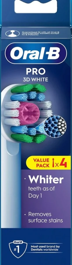 Oral-B PRO 3D White 4kpl vaihtoharja