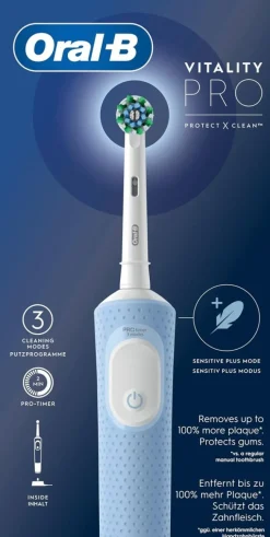 Oral-B Vitality PRO Vapor Blue sähköhammasharja